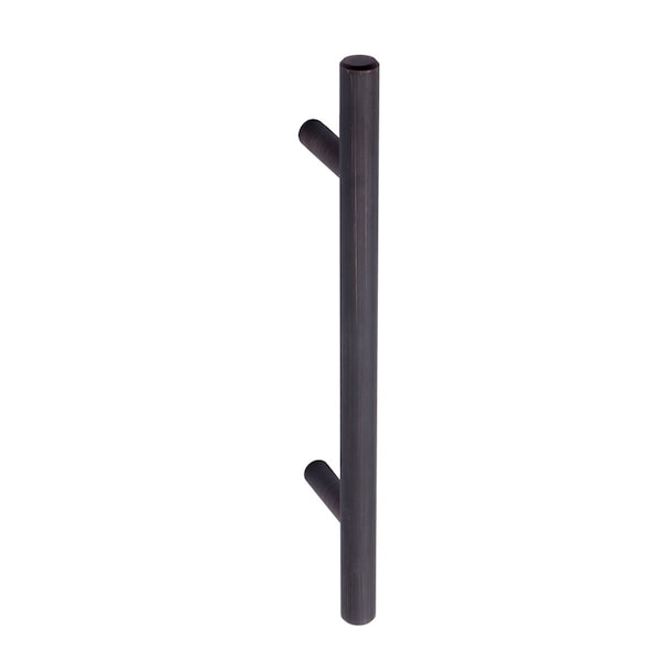 South Main Hardware Euro Bar Cabinet Handle (3/8" Diameter), 6.38" Length (4" Hole Center), Oil Rubbed Bronze, 10PK SH928-OR-10 - main